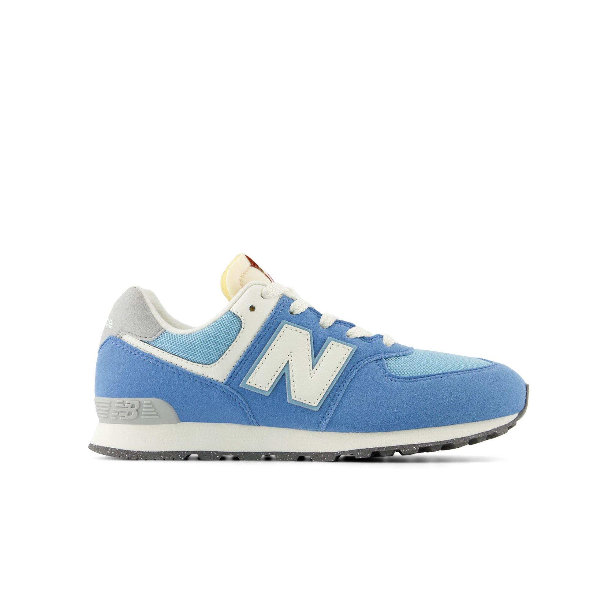 New Balance 574 Racing Blue White Grade School Boys Shoe Hibbett